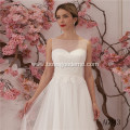 Custom Made Vestido de Noiva Satin Detachable Overskirt wedding dress bridal gowns elegant